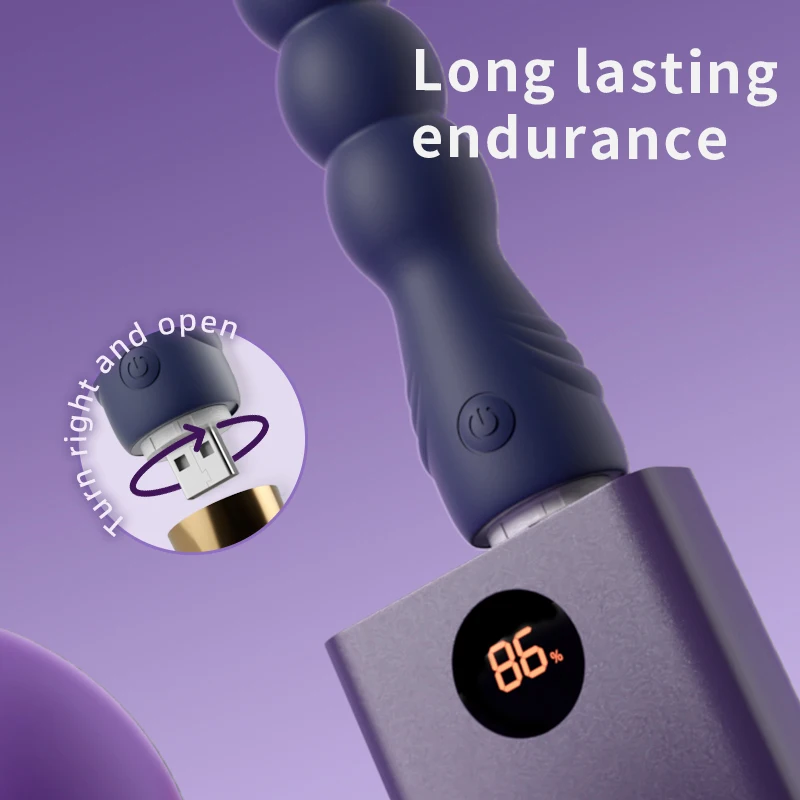 10 geschwindigkeit Anal Plug Vibrator Prostata Massage Butt Plug Stimulator Anal Perlen USB Ladung Sex Spielzeug Für Männer Frauen Homosexuell Vibratoren 18 +