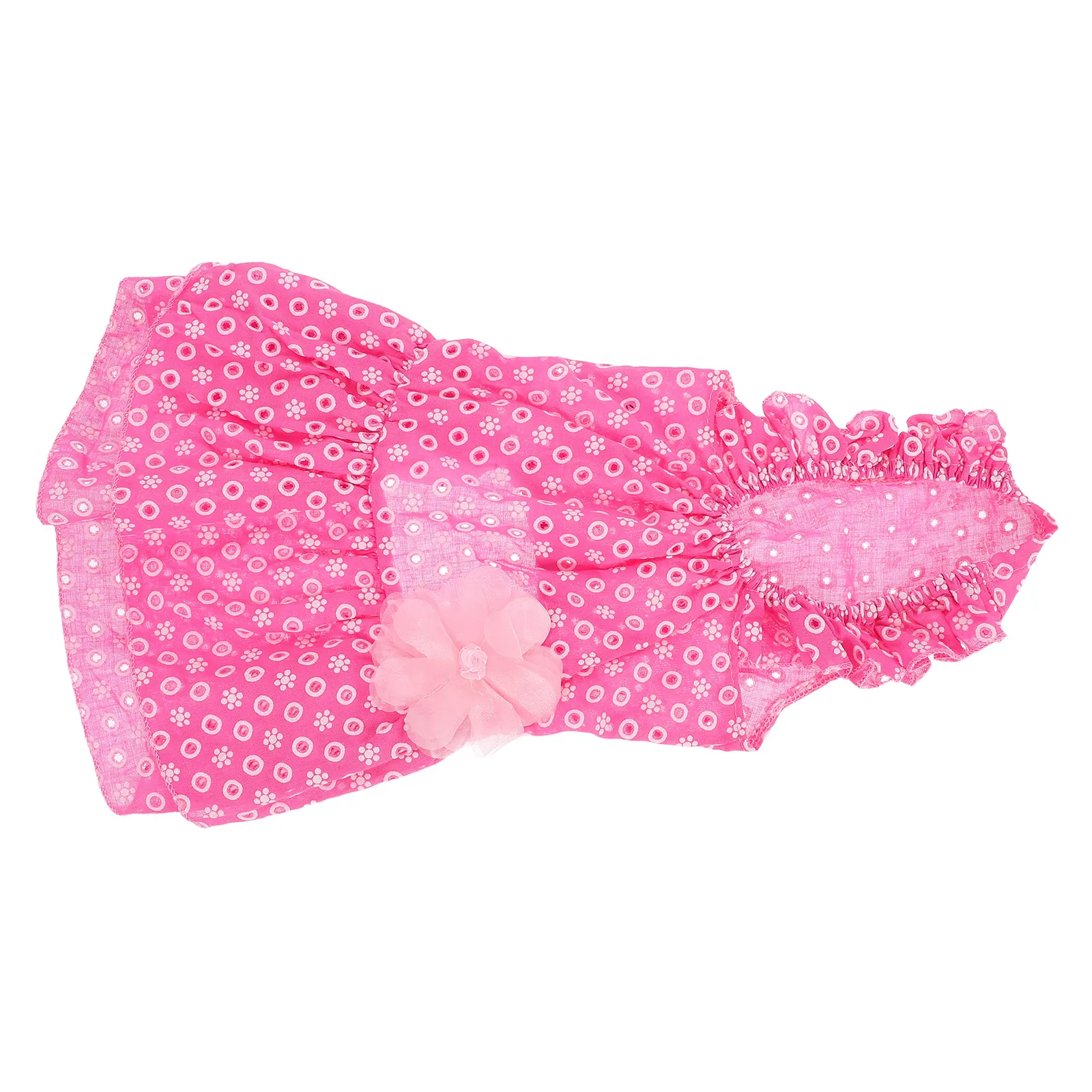 

Dog Princess Dress Floral Tutu Skirt Pet Clothes Summer Outfits Puppy Lace Wedding Dress Comfortable Small Dogs Photo Taking Dog