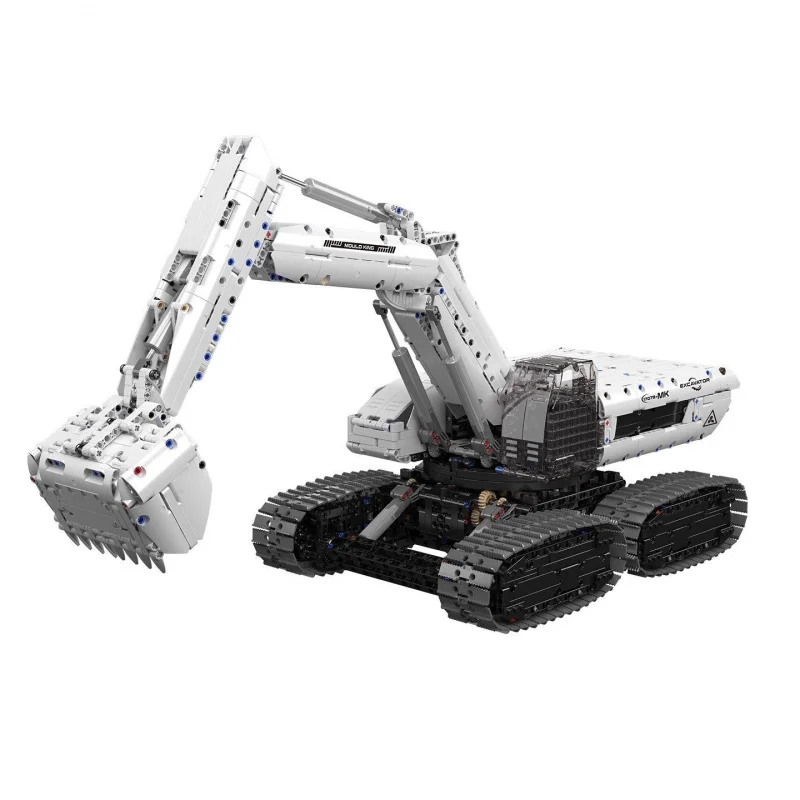 MOLD KING Engineering Truck 17079 Technische graafmachine APP Op afstand bestuurbare bouwsteentechnologie Cadeau voor volwassenen