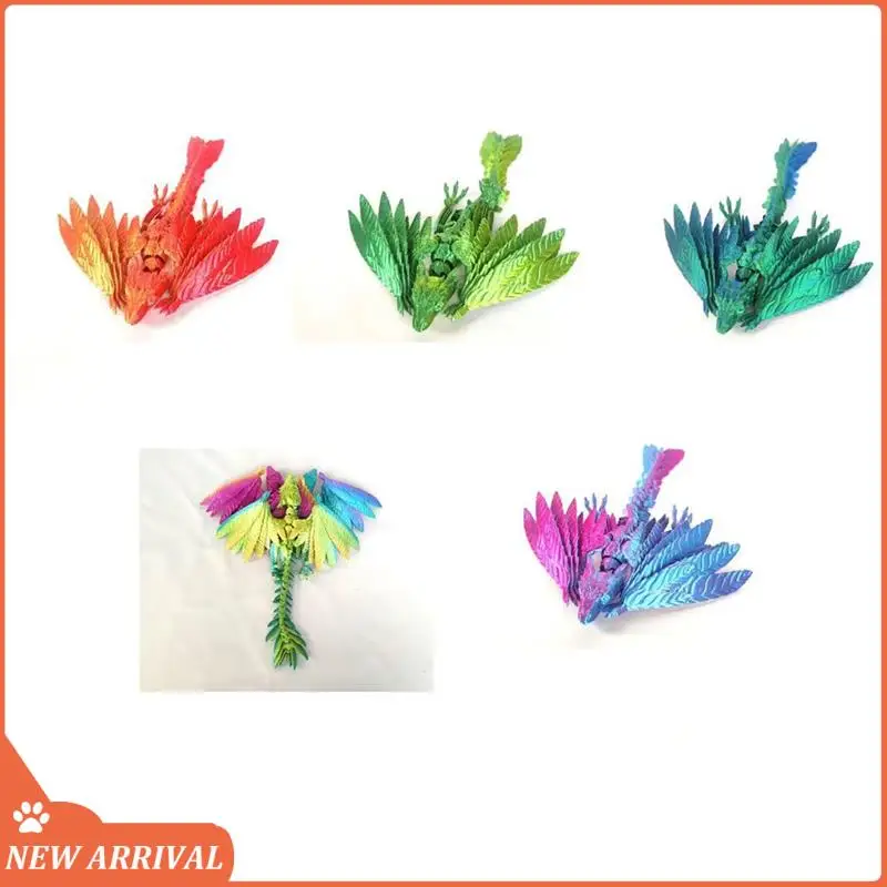 

Emption!Dynamic 3D Printed Dragon Crystal Dragon Fidget Toys For Adults 3D Printed Articulated Dragon