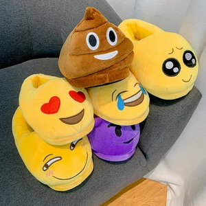 Winter Men Warm Slippers Indoor Funny Flip Flops Unisex Fur Slides Cute Women Soft Bottom Home Plush Humorous Flat Shoes Cartoon