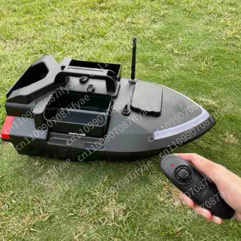 Small nesting boat, remote control, fish detection and hook integration