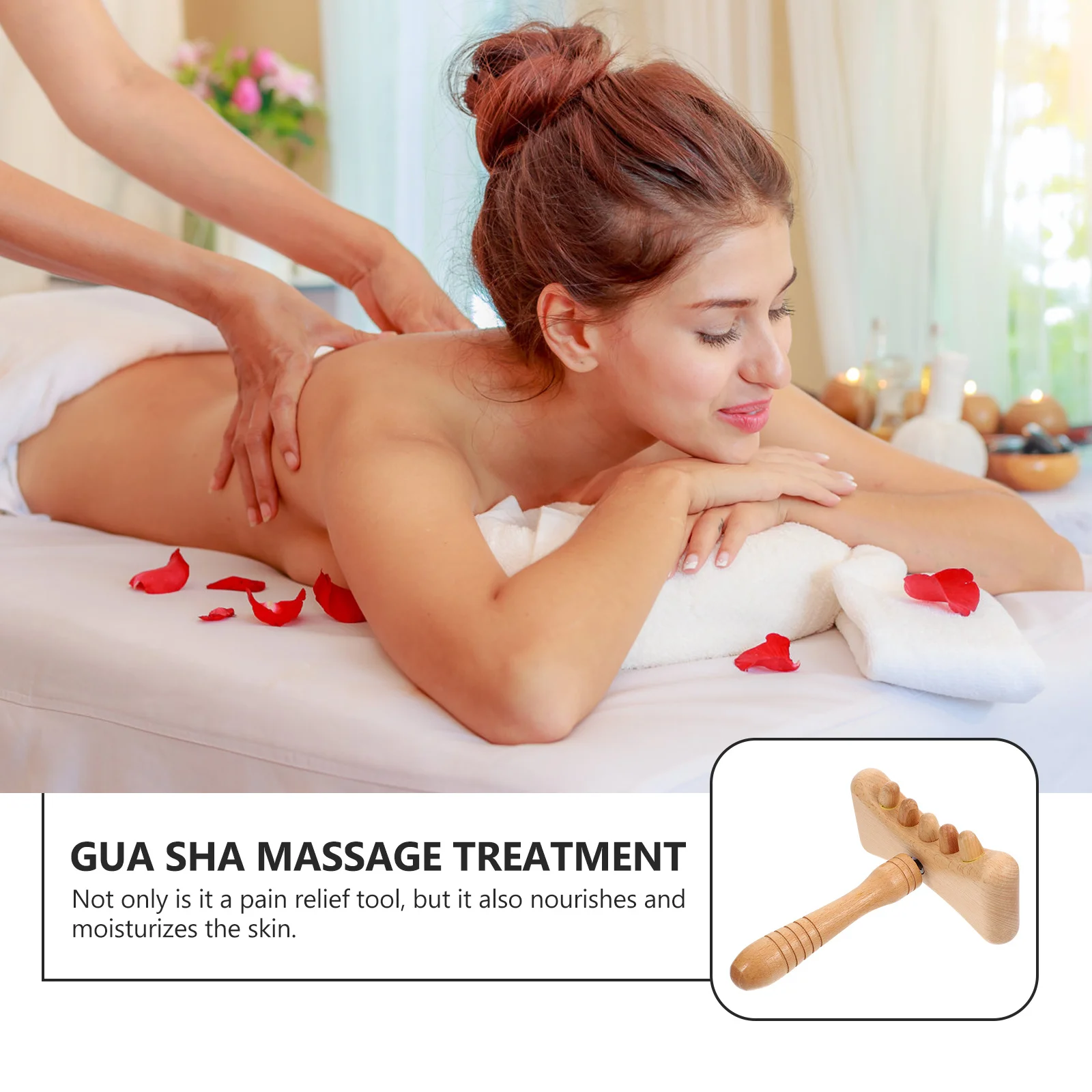 

1pc Guasha Stick Body Massager Smooth Durable Physiotherapy Tool For Athletes Manual Massage Rod Home Use Acupressure Bar Body