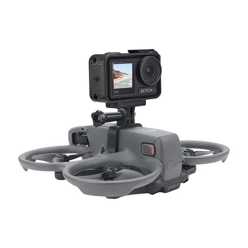 1 Uds cámara deportiva ampliar soporte de Base montajes Sky Flight Shoot Video para Gopro DJI Action Insta360 cámara para DJI AVATA 2 Drone