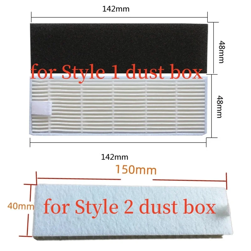 Vacuum Cleaner Dust Box or Hepa Filter for Ilife A80 Plus,A80 Pro,A80 Max,A8 Max Robot Vacuum Cleaner Parts Dustbin Filters hepa