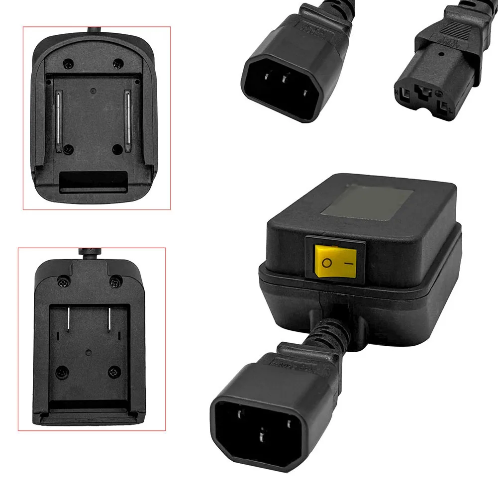 Conector do adaptador de bateria com interruptor para Dayi para BL1830 BL1860 para modelos de bateria A32106 adequados para uso de energia