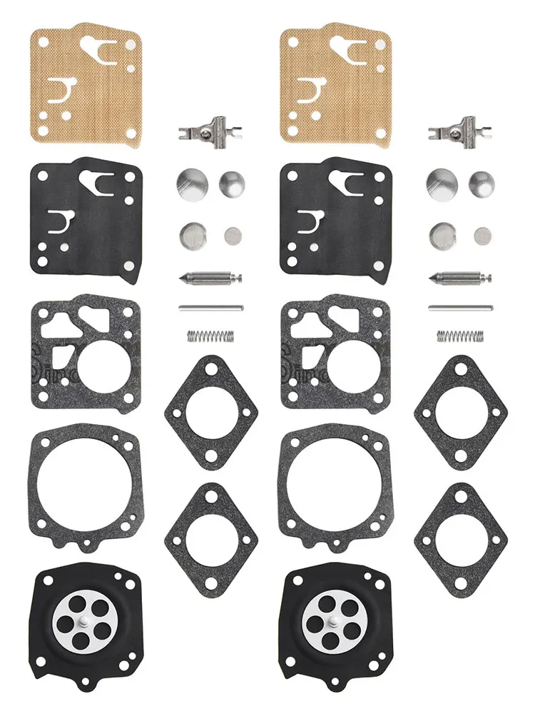 Complete Set of Two For Carb Rebuilding Kits for Tillotson For HS Series For Carbs Optimizing Performance in Various Chain Saws