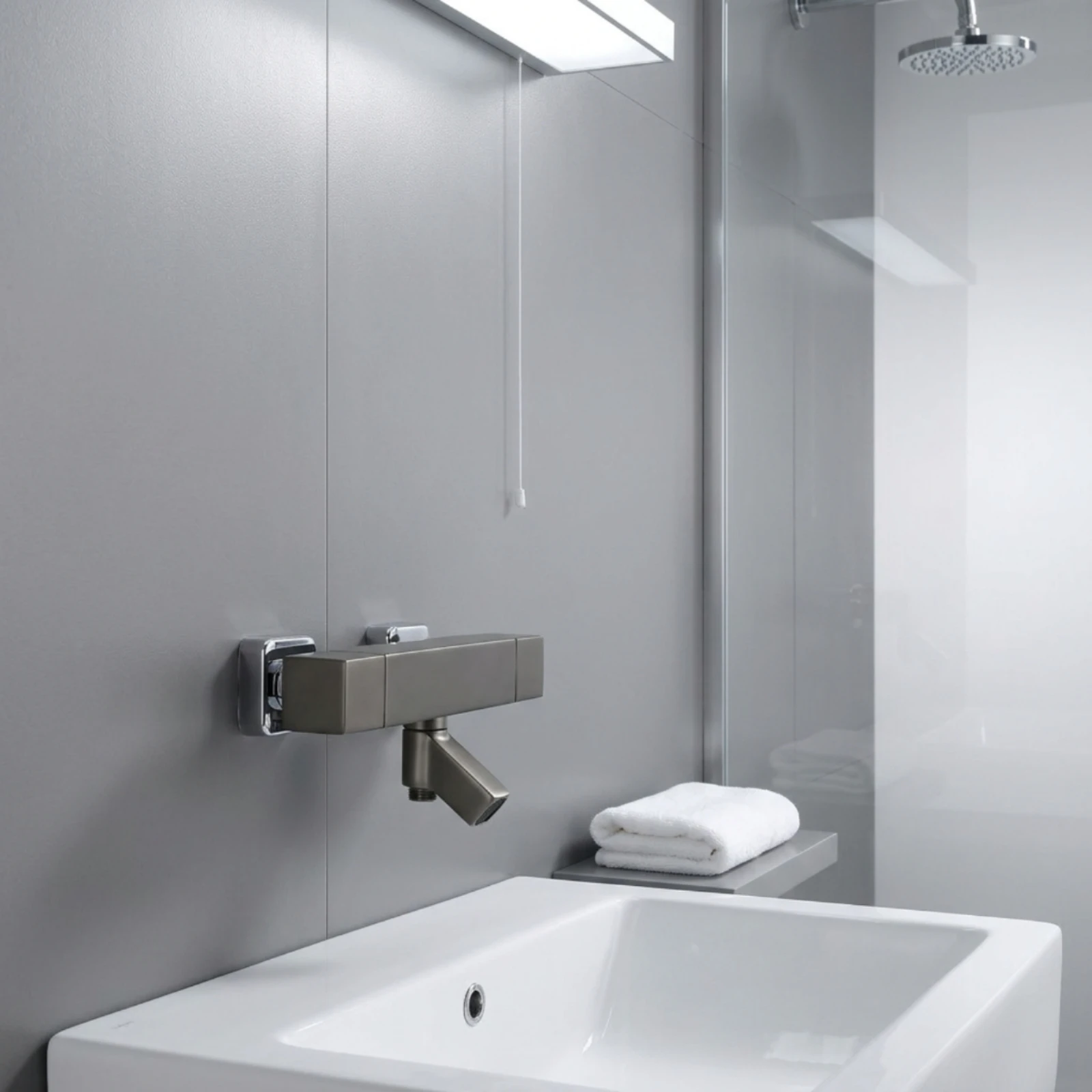 Thermostatic Shower Mixer Temperature Control Thermostatic Mixing Valve Shower Bar Valve Corrosion Resistant Long-Wearing