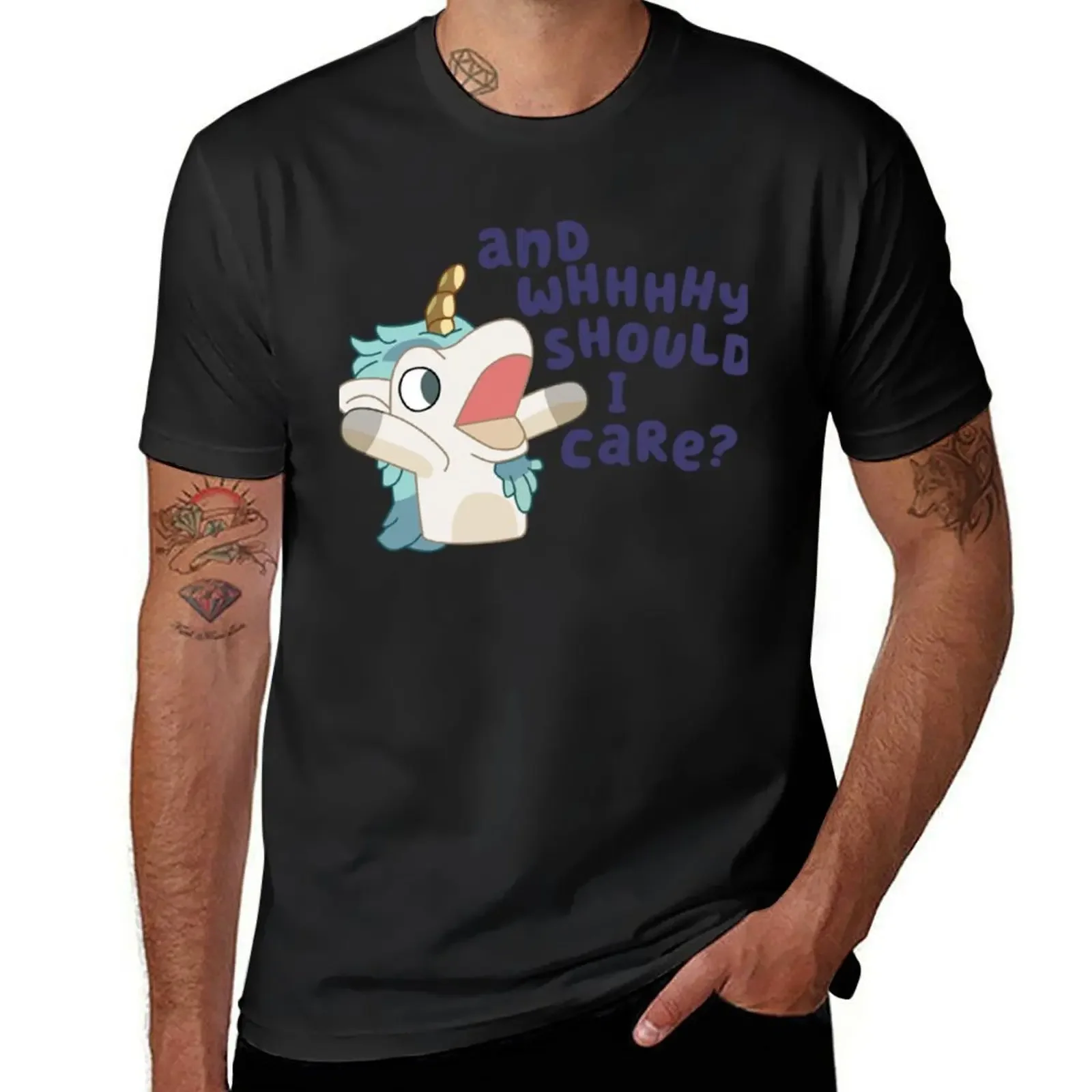Unicorse Essential T-Shirt korean fashion tops custom shirt mens plain t shirts