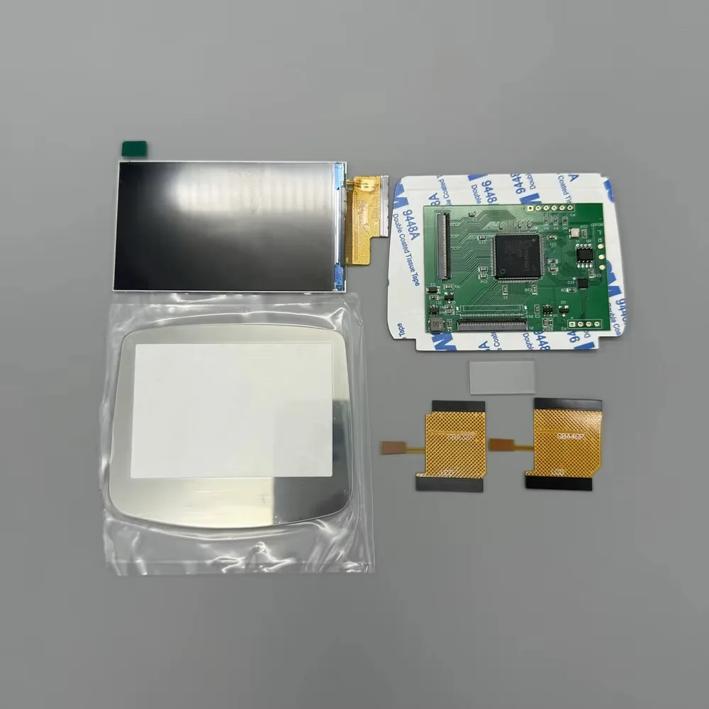 2.9' Original Size IPS LCD Screen For GBA Cut-free Shell No Welding Original Size Screen For GBA Highlight Brightness LCD Gaming