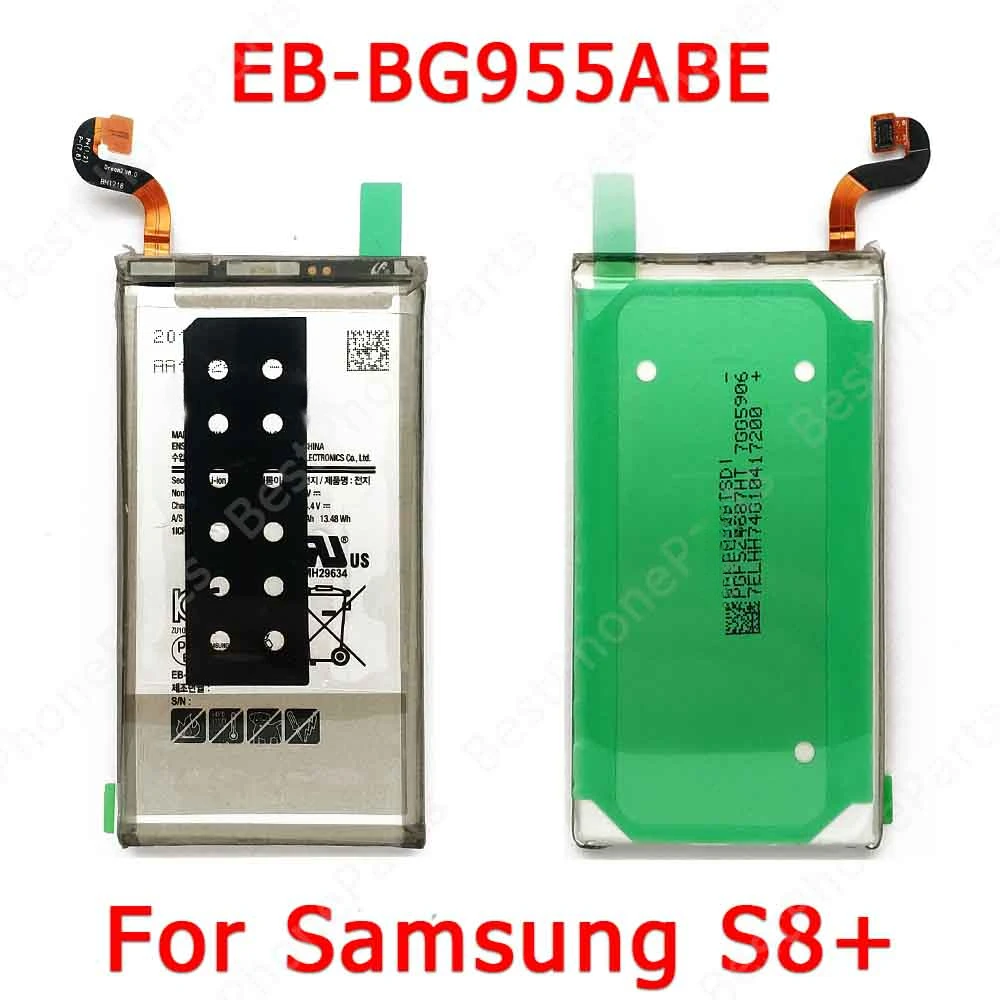 Battery For Samsung Galaxy S8 Plus S8+ G955 Battery Spare Parts Cellphone 3500 mAh EB-BG955ABE Li-ion Bateria