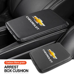 Car Armrest Box Mats Leather Center Console Covers Interior Accessories For Chevrolet Captiva Colorado Cruze Spark Malibu Corsa