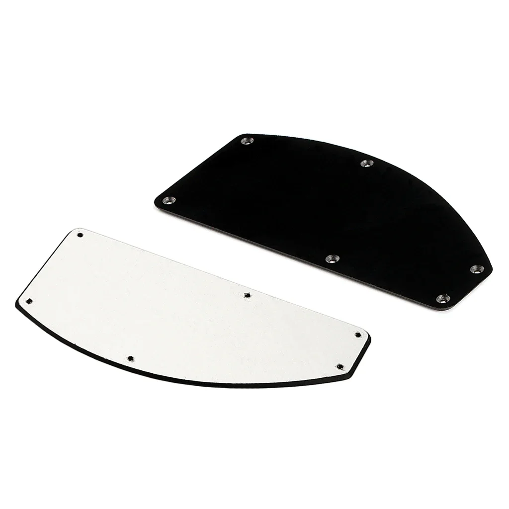 Guitar Accessories 1pcs Black Plastic Bass Guitar Cavity Cover Cover Back Plate Wiring BackPlate Guitar Pickguard