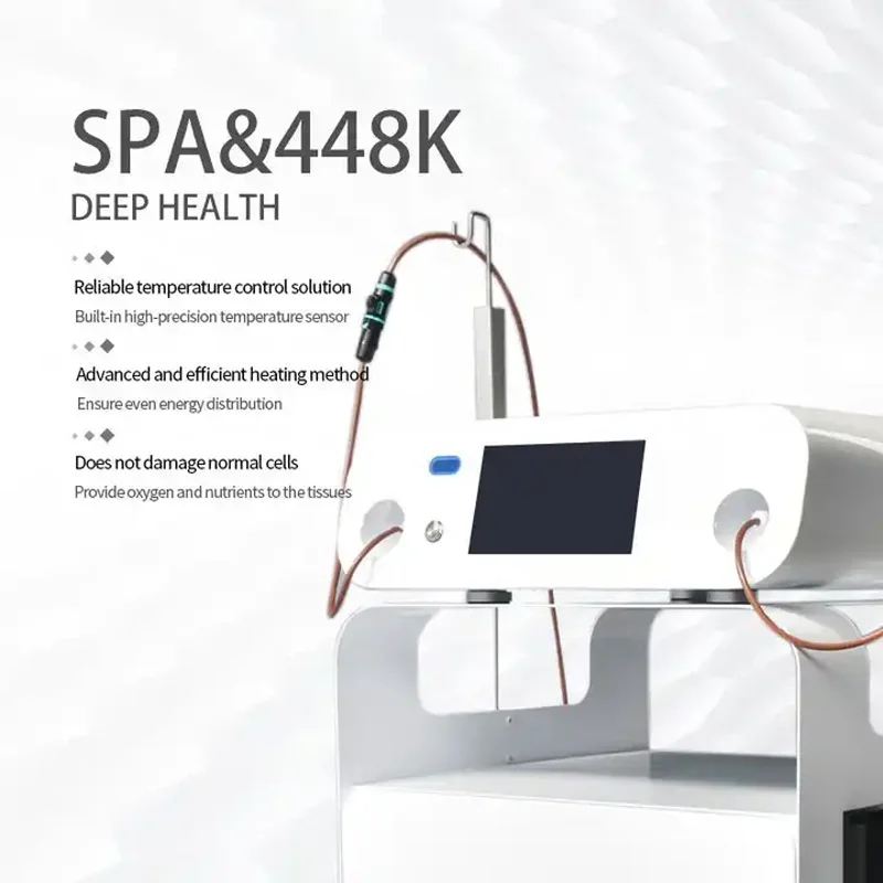 

448K Tecar CET RET Pain Management Machine Diathermy Therapy Slimming Device Comprehensive Body Rehabilitation Joint Treatment