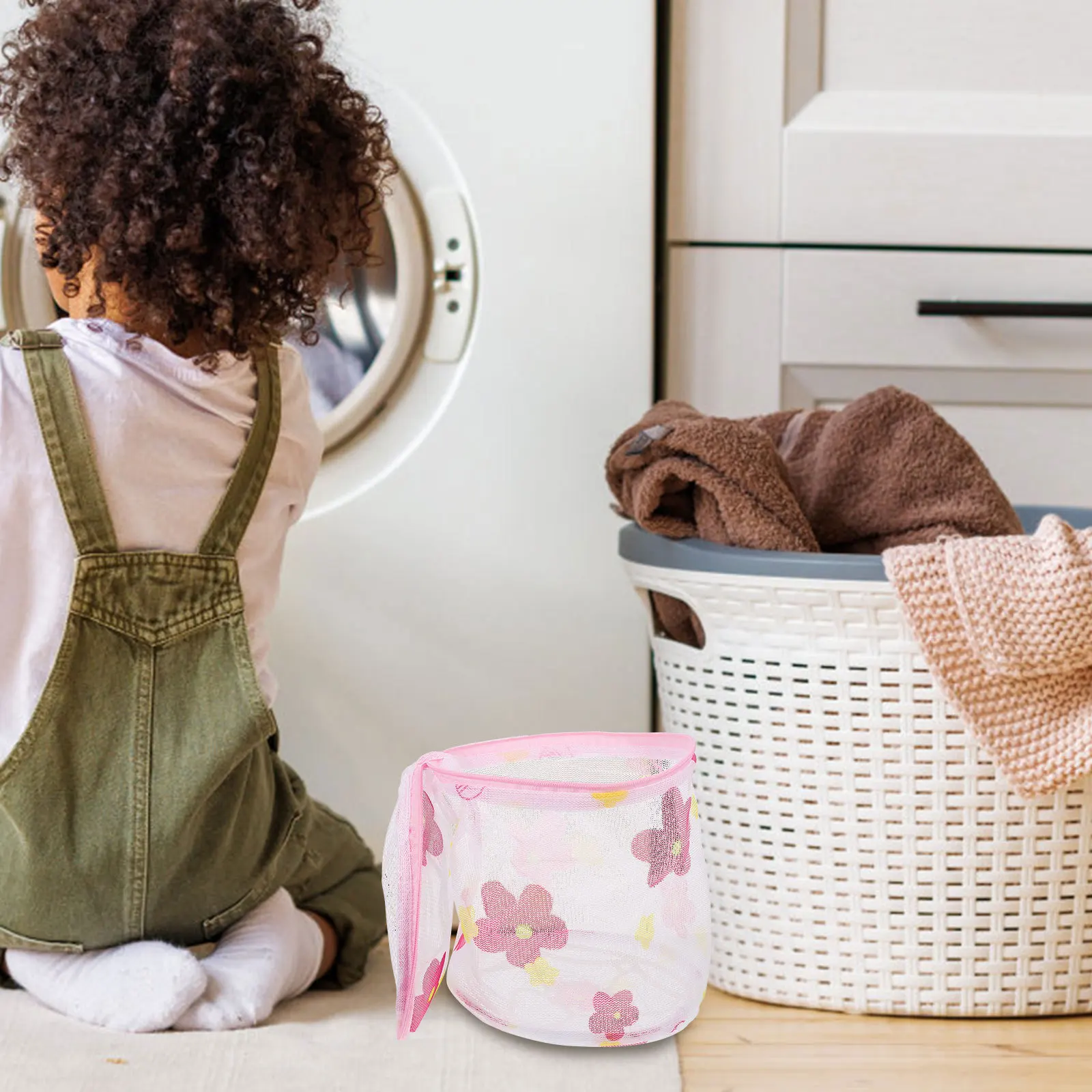 

4Pcs Mesh Laundry Bag Delicates Protector for Lingerie Bra Socks Underwear Washing Machine Bags Dry Cleaning Bag