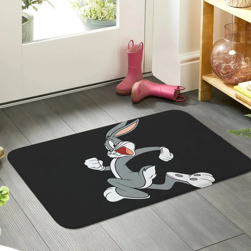 

Custom Doormat Entrance Door T-Bugs T-Bunnys Hallway Bath Mat Non-slip Living Room Floor Carpet Bedroom Rug Slip-resistant Home