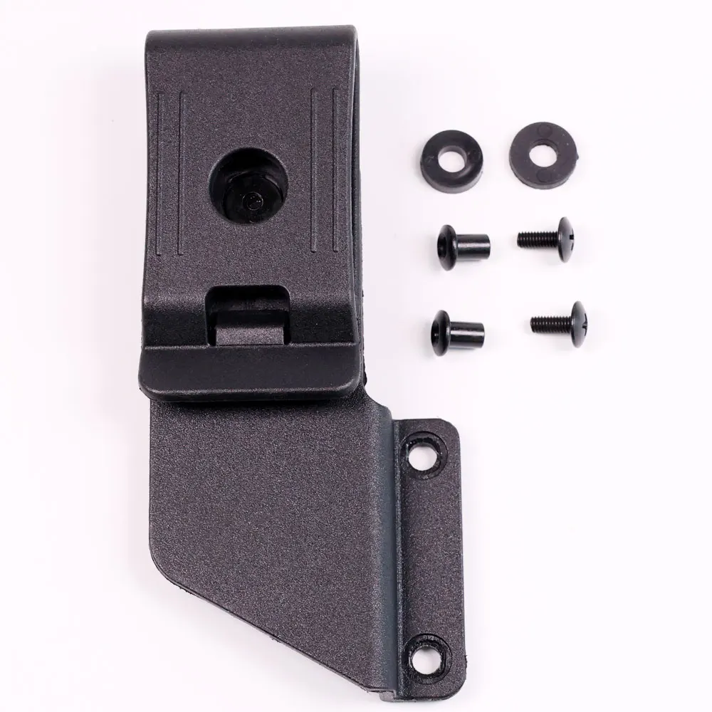 

Rotating Belt Clip Swivel Plastic Loop For Sheath Kydex Holster Scabbard Side Assemble With Mounting Chicago Screws Washers