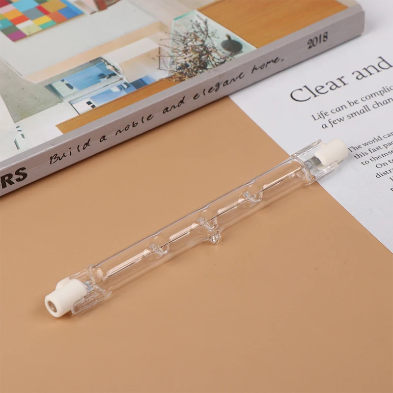 100/200/300W Halogen Lamp 118mm Double Ended Linear R7s Halogen Light Bulb AC230V Household Decor R7s Halogen Bulb