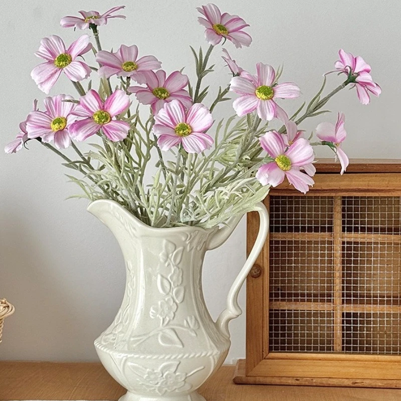 Ins Style Artificial Persian Daisy Tibetan Azalea Flowers 43CM Best for Decorative Purposes Tabletop Arrangements Photo Shoots