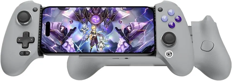 

Type-C Mobile Gaming Controller for Android & iPhone 15, Hall Effect Joysticks, Plug & Play