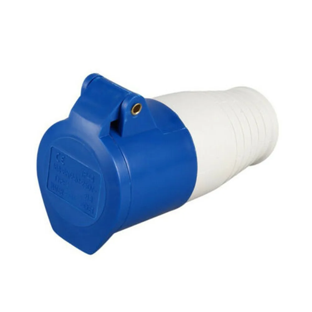 مقاوم للماء 3 دبابيس اتصال المقبس محول ، الطاقة الصناعية ، مأخذ في الهواء الطلق ل قافلة ، بيت متنقل كامبر فان ، 220 فولت ، 16A