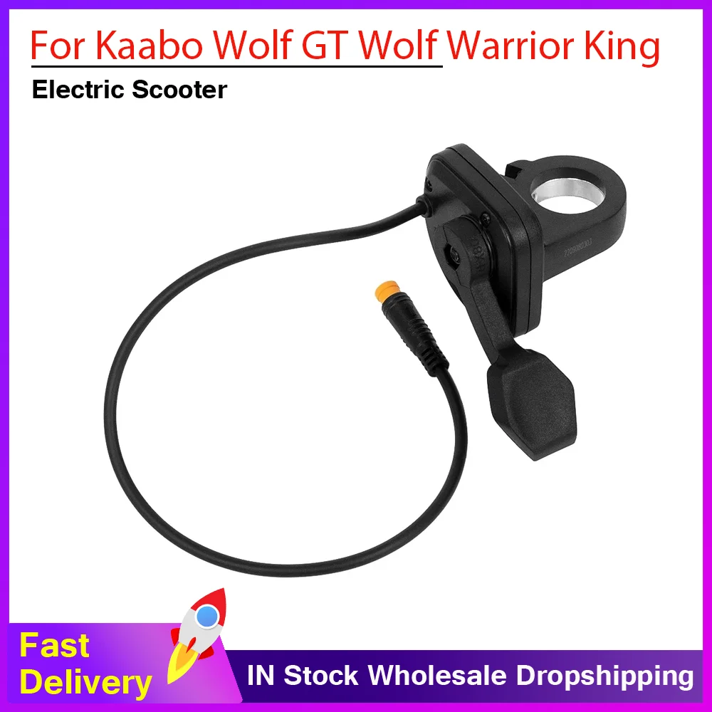 3Pin 108X Right Hand Thumb Throttle Accelerator for Kaabo Wolf GT Wolf Warrior King Scooter Accessorie Male Waterproof Plug