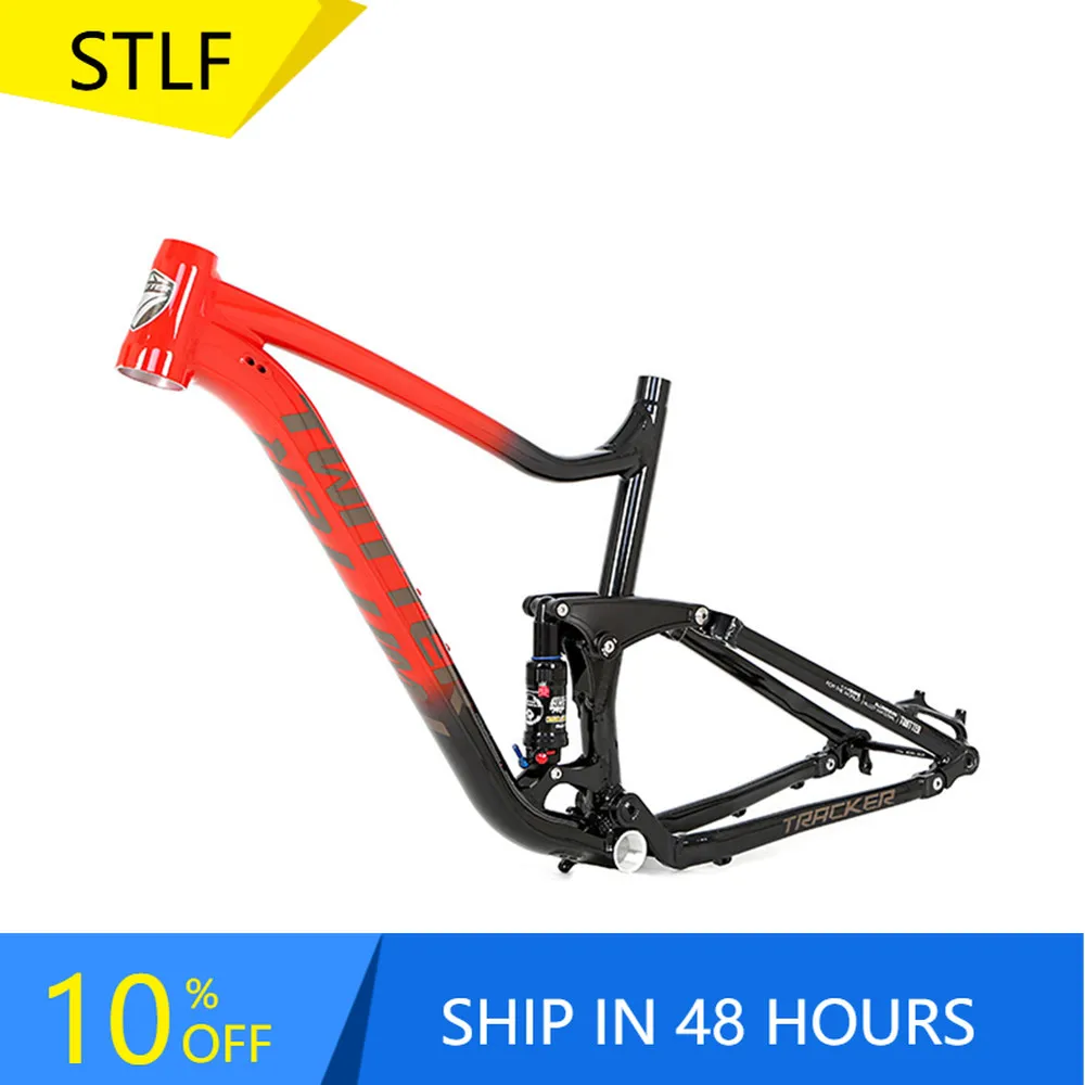 

STLF ODM Strengthen Full Suspension Aluminum Alloy Mountain Bike Frame 27.5 29 Inch