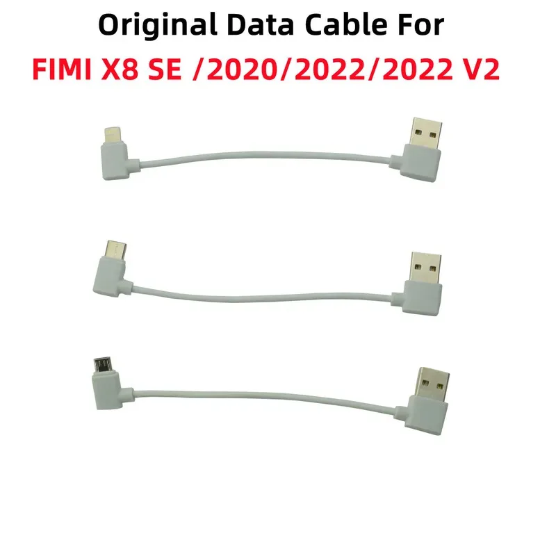 

Data Cable For FIMI X8 PRO/X8 TELE /SE /2020/2022/2022V2 Drone Wire Flex Line Micro-USB TYPE C IOS Android Parts