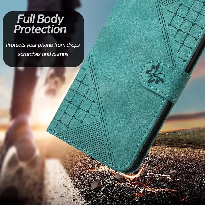 A16 5G SM-A166B Case For Samsung Galaxy A16 5G Solid Color Wallet Stand Case for Funda Samsung A 16 A06 SM-A065F Leather Cover