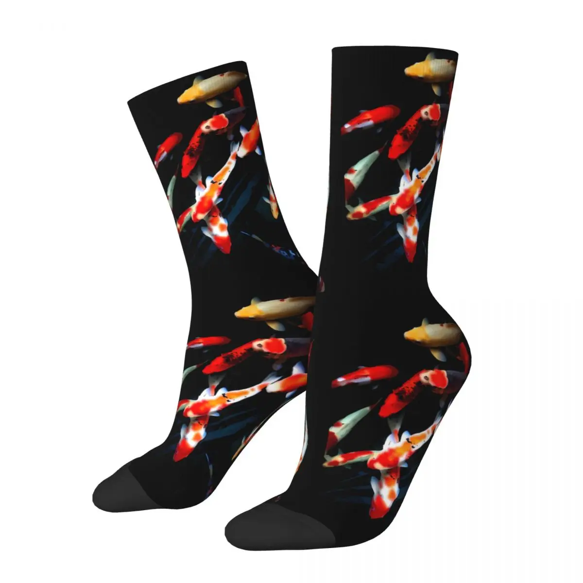 Pond Traditionnal Koi Fish Sock Printed Man Polyester