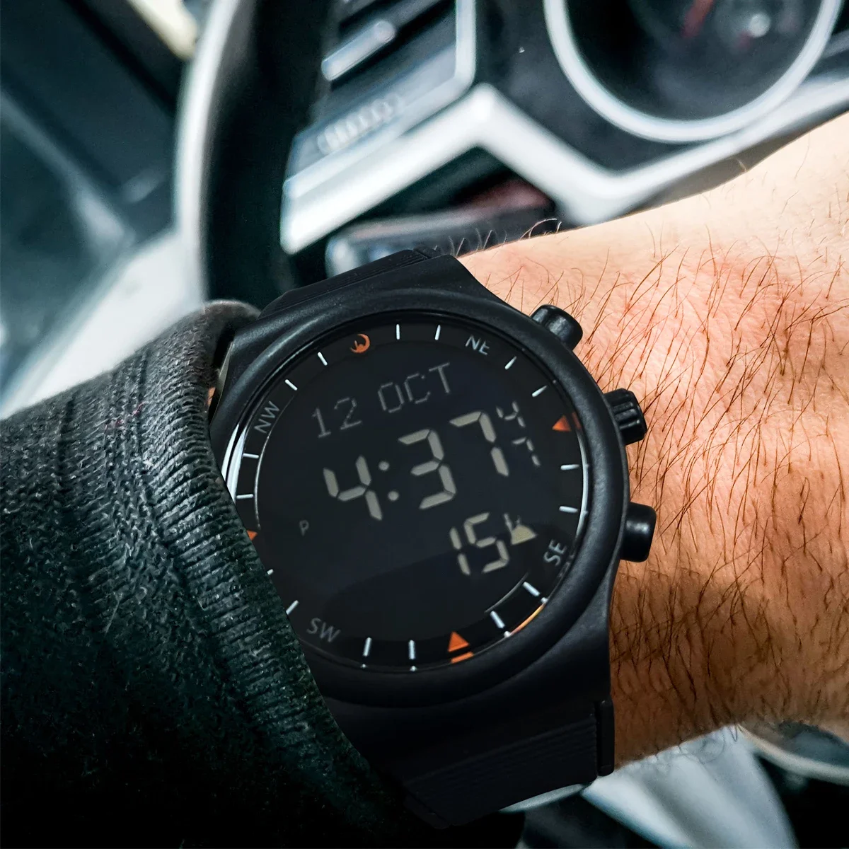 Azan Sport Watch Prayer  Muslim Prayer with Qibla Compass Islam Backlight Sport Watch Include Hijri Calendar