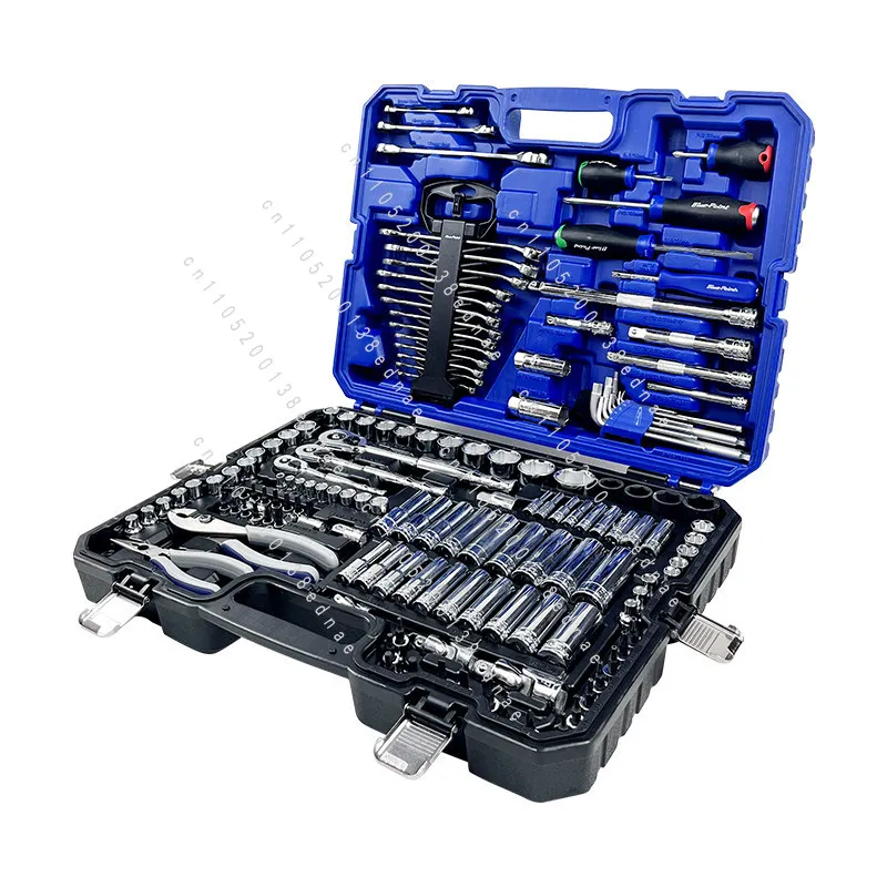 

Tool 151-piece auto repair tool set ratchet sleeve wrench screwdriver pliers repair set