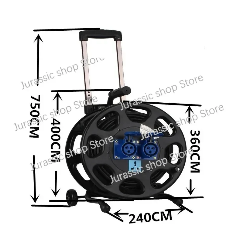 Extension Cord Reel Industrial Plug 220V Cable Reel