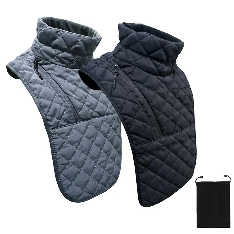 Inverno motocicleta pescoço mais quente gaiter macio à prova dwaterproof água polainas pescoço aquecedores de peito caminhadas ao ar livre cachecol gola quente