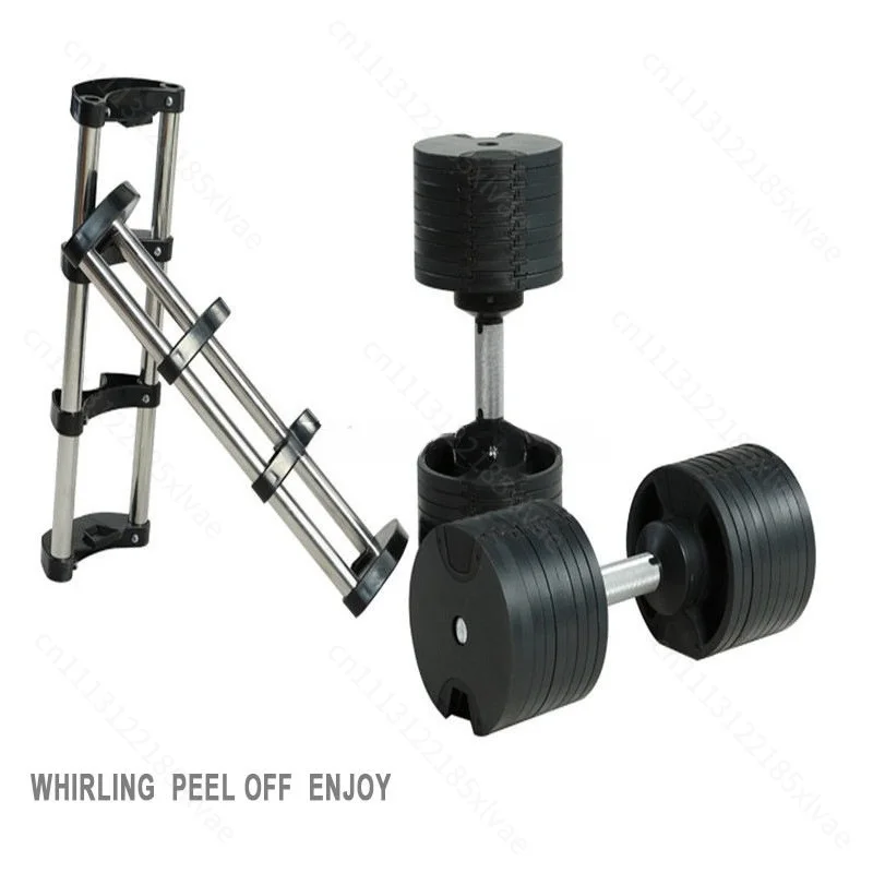 Cheap 24kg 36kg 40kg Adjustable Dumbbell Weight Lifting Dumbbells Gym Set 2kg Increments 32kg With Stand Trade  36kg 2kg 40 Lbs