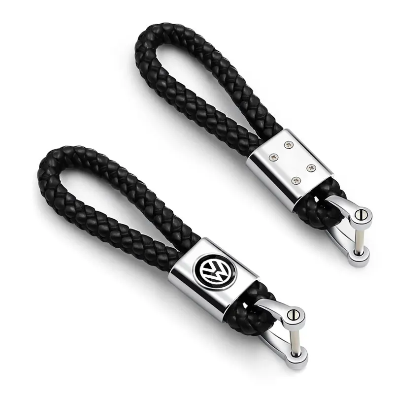 Car Metal Badge Emblem Keychain Creative Key Holder Key Ring for VW Golf 7 MK7 Tiguan MK2 for Seat Ateca Leon FR Ibiza Skoda view 3
