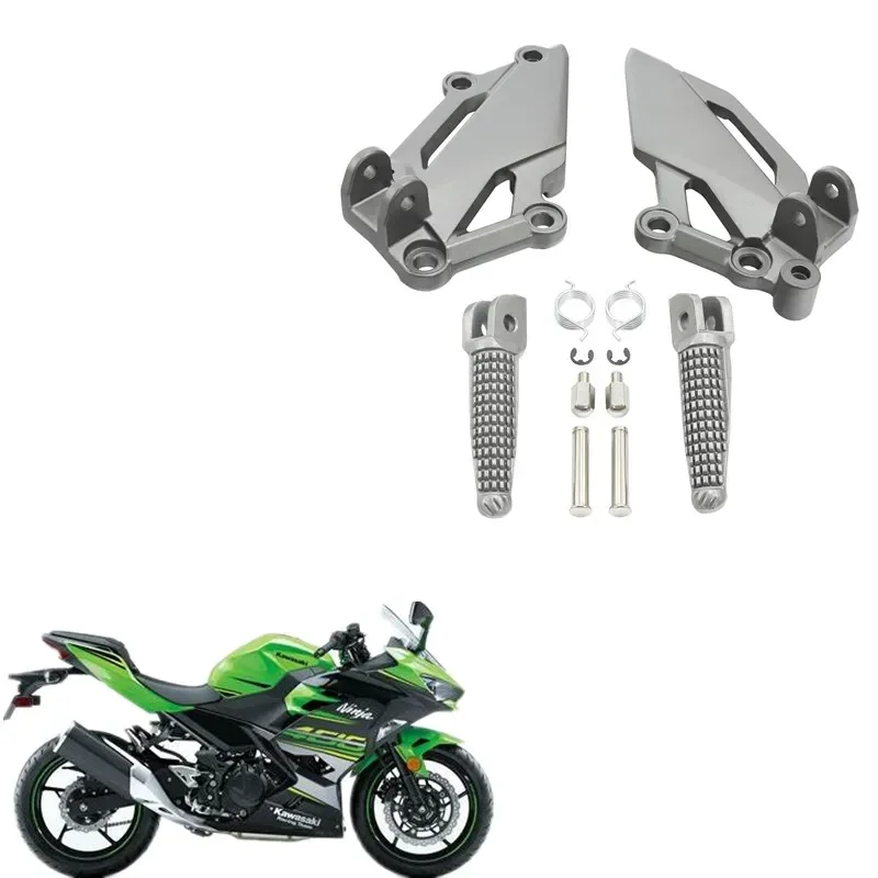 MOTO For Kawasaki Ninja 300 EX300 2013-2017 Motorcycle Acsessories Front Foot Peg Footrest Bracket