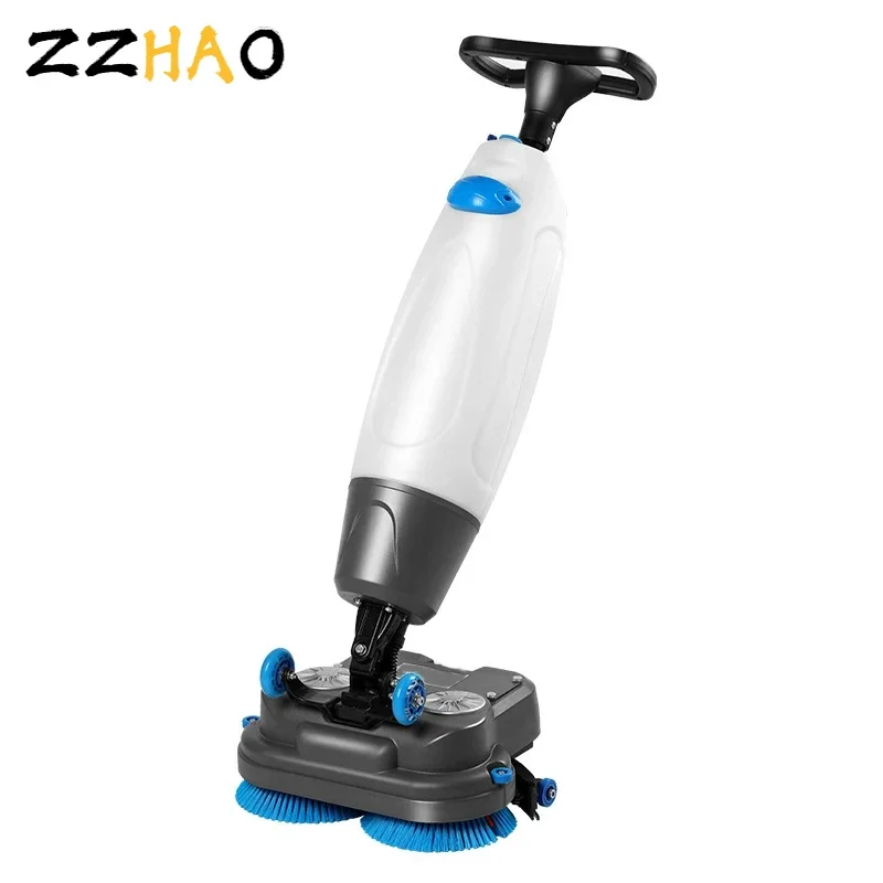 Cordless Automatic Floor Scrubber Battery Powerful Wet and Dry Cleaning Cleaner Mop Household Industry Sweeper Cleaner