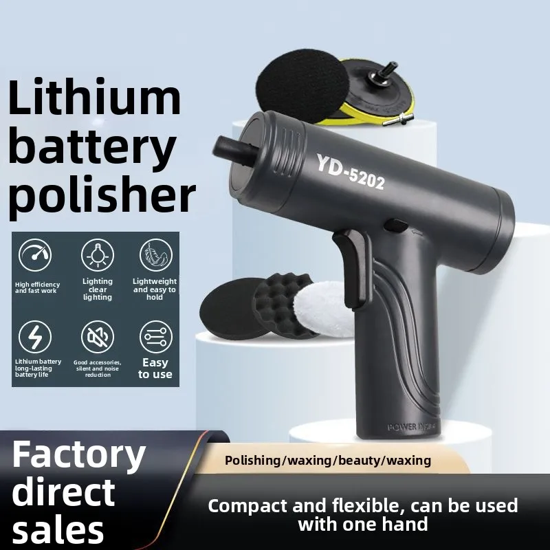 Lucidatrice wireless ricaricabile tramite USB, smerigliatrice elettrica, ceratrice per lucidatrice per auto wireless per riparazione auto