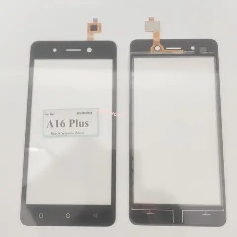 Novaphopat-sensor negro probado para Itel A16 Plus +, digitalizador de pantalla táctil, Panel de lente de vidrio frontal, reemplazo de pantalla
