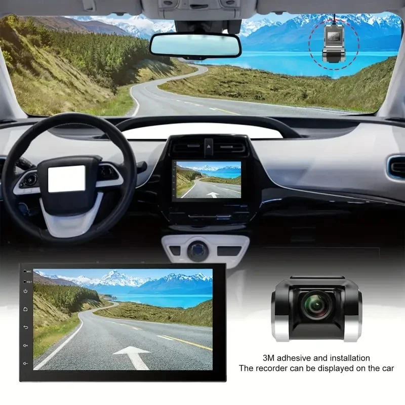 Car Android Navigator USB HD Driving Recorder Media Comes with ADAS Driving Assistance Function Car image 2