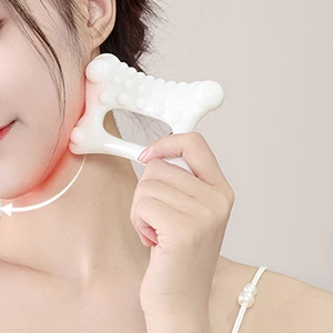 SHA GUA -Massageplatte für Frauen, harzbare Gesichtsbehörde, kein statischer, tragbarer Ganzkörperschaber für Erwachsene, neu, 2022 10 Hauptverkaufsbuch The Chalk Man - №7