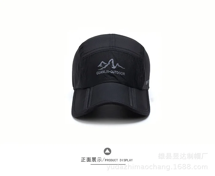 Wasserdichte Golf-Baseballmütze für Herren, winddicht, atmungsaktiv, UPF50+, Outdoor-Kappen für Damen, Sport, verstellbare Regenhut – Detail 6