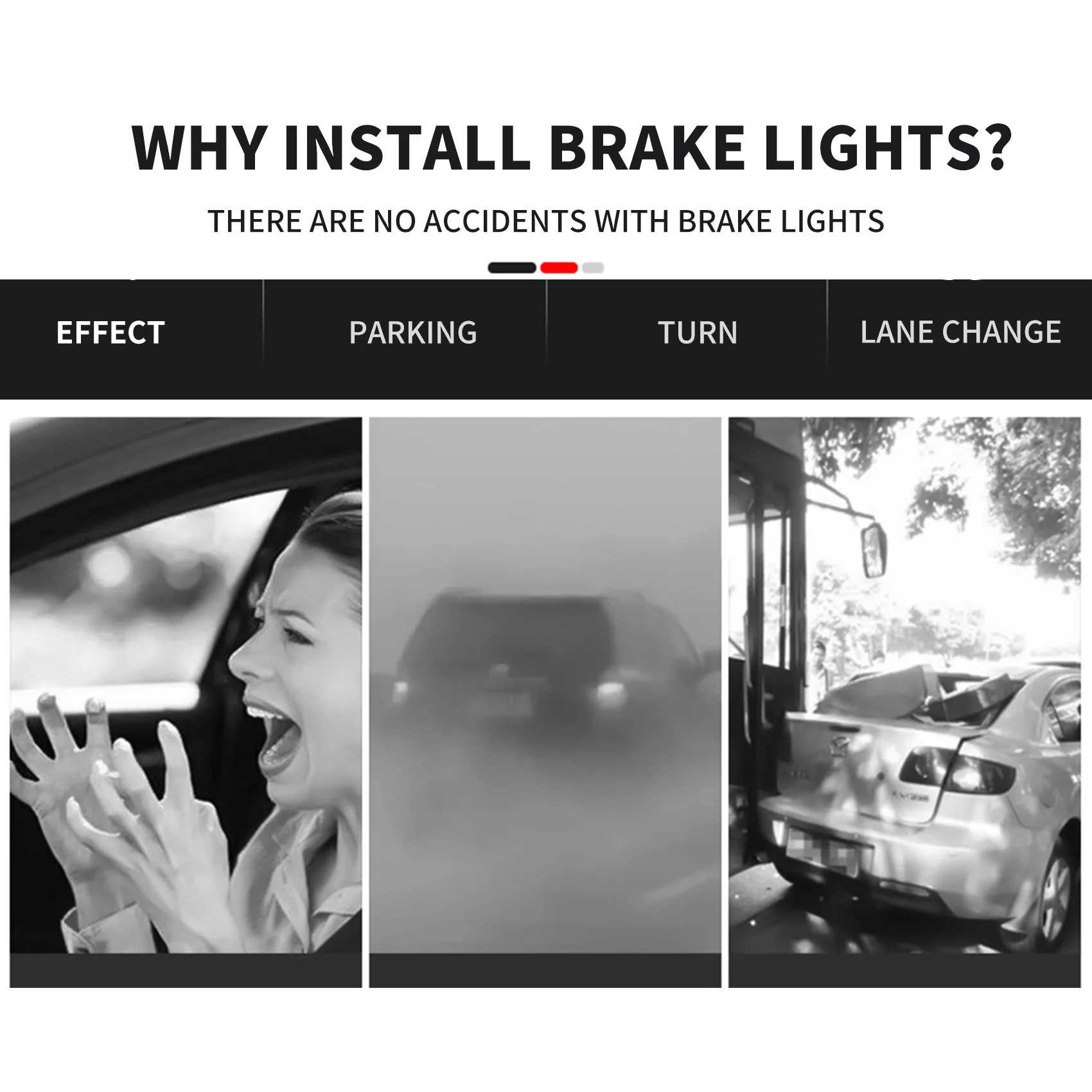 2 بوصة وصلة شاحنة مقطورة سحب غطاء الاستقبال عدسة مدخنة 15 ضوء الفرامل LED #4