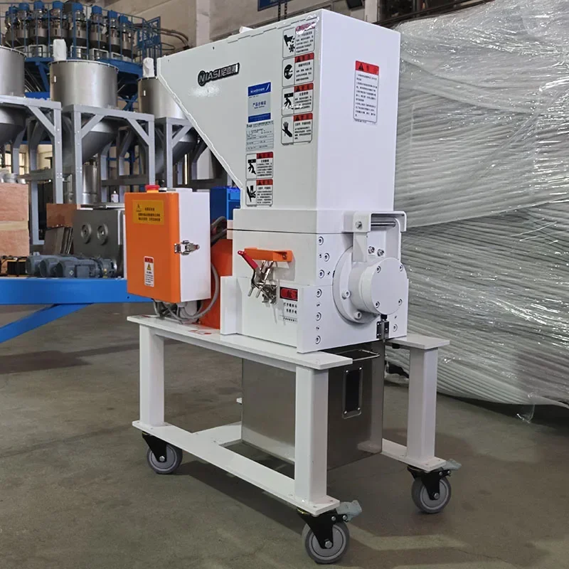 Industrial Plastic Particle Crushing Machine 304 Stainless Steel Gnawing Tooth Slow Cusher For Leather Rubber PVC Pipe