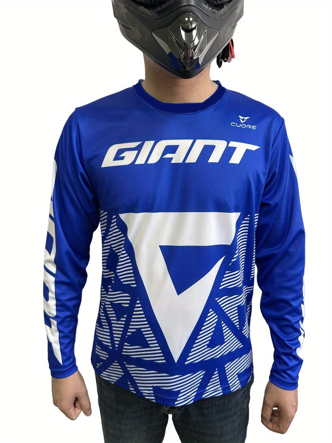 Men's Long-Sleeve Cycling Jersey – Suitable for Off-Road MTB, BMX, Enduro, and Outdoor Sports (Available in Matching Kid's Tee
