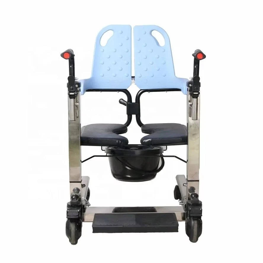 Electric Patient Transfer Chair for Bathroom Use