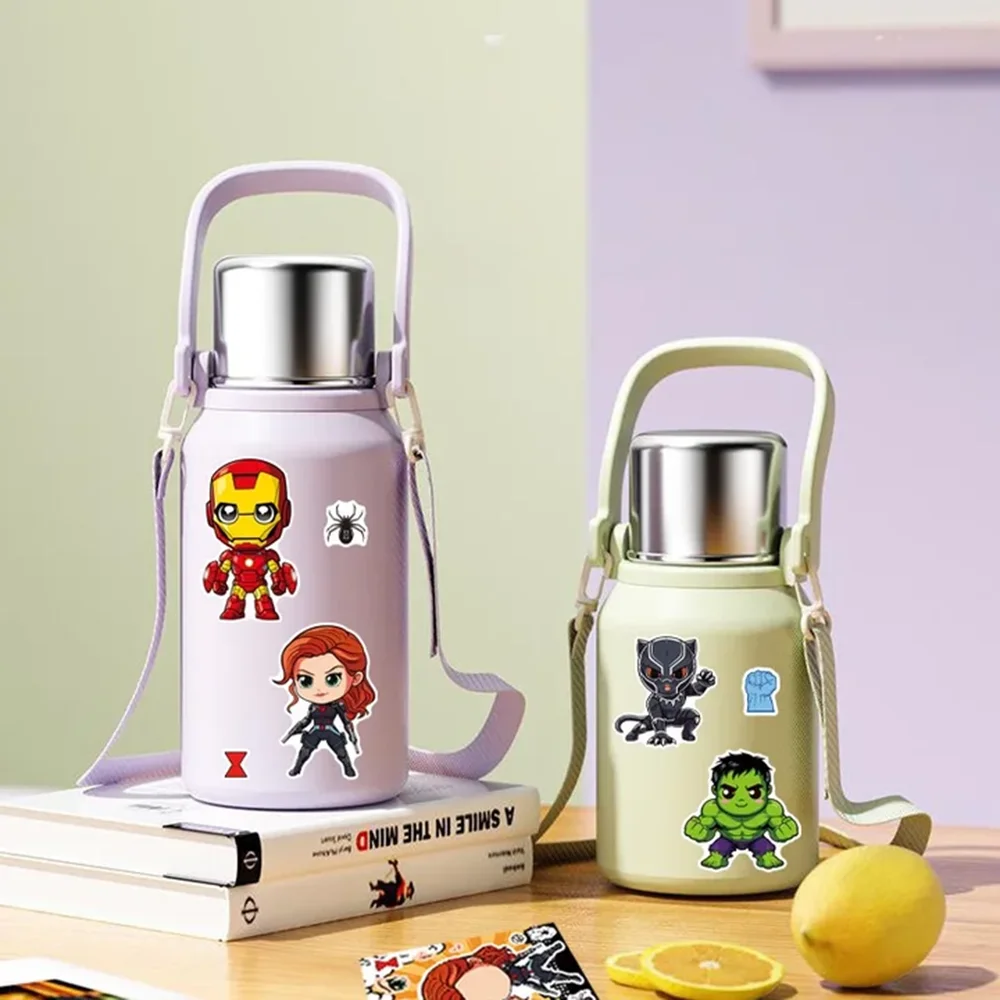 8/16 листов Marvel супергерои Мстители Make-a-Face головоломка наклейка DIY ноутбук Чемодан скейтборд граффити наклейки для подарка