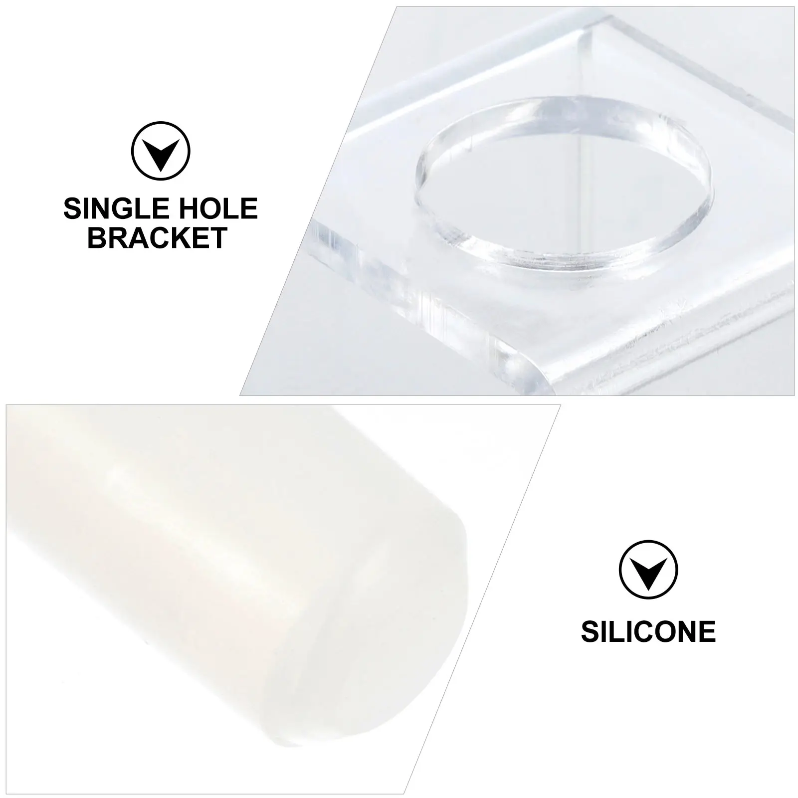 

2 Sets Lipstick Mold Bracket Environmentally Friendly DIY Accessory Liquid Easy-release Making Silica Gel Versatile