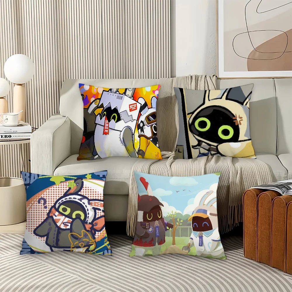 

Game cute Zone Zero Bangboo Pillow Case Office Cushions Suitable For Sofa Car Bedroom Decorative Cushion Cover